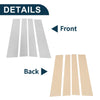 Toyota Sequoia (2008-2014) Chrome Silver 4 Pcs Door Pillar Window Trim