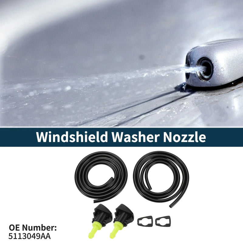 Dodge Grand Windshield Washer Nozzle & Fluid Hose (2011-2023)