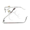 Harley Touring Chrome/Black Saddlebag Brackets (2009-2013)