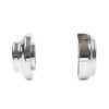 Harley Road King Street Glide ABS Sensor Cover Wheel Spacers Chrome (2008-2023)