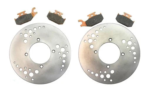 Bombardier Outlander 330 Front Brake Rotors & Pads 2 x (2004-2005)