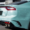 KIA Stinger Gloss Black Rear Bumper Side Vent Canard Cover (2017–2023)