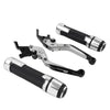Suzuki GSXR150 Silver Extendable Brake Clutch Levers & Handlebar Grips