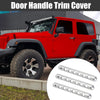 Jeep Wrangler 2-Door 3 x Door Handle Insert Trim Covers (2007-2018)