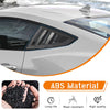 2024-2025 Ford Mustang GT 2x Carbon Style Rear Window Louver Covers Sun Shades