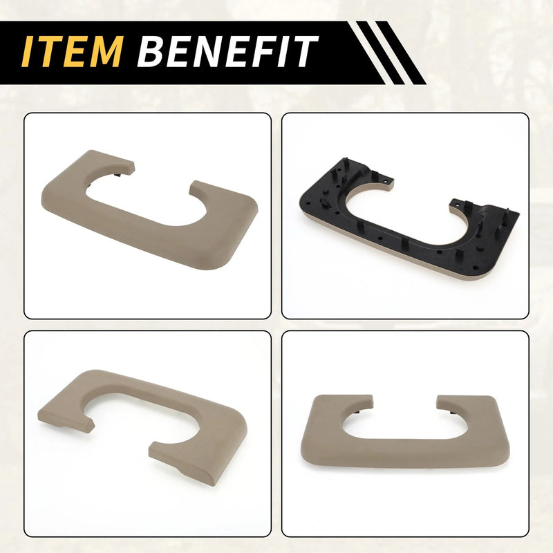 Ford F-250 F-350 (1999-2009) - Brown Cup Holder Armrest Pad