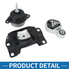 Ford Explorer 2.0L 2.3L Engine Motor Trans Mount Set (2012-2019)