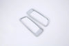 2018-2023 Jeep Wrangler JL Chrome 2 x pcs Hood Vent Air Frame Cover Trim (2018-2023)
