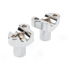 Harley Dyna Sportster Softail Chrome 2" Straight Handlebar Risers