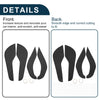 Ford EcoSport (2018) - Black Set Car Door Anti Kick Pad Sticker Protector