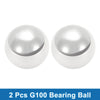 34mm Bearing Ball Steel G100 Precision Silver Tone 2 x Pcs