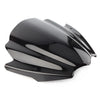 Universal Motorcycles Black ABS Handlebars Clamp Mount Windshield Protector