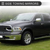Dodge Ram 1500 with Turn Signal Light Black 2 x Tow Mirrors (2009-2018)