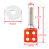 Custom Motorcycle Chopper 4pcs License Plate Screws