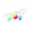 DIY Projects - White, Yellow, Red, Blue, Green 500 x 3mm LED Light Assortment Kit