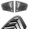 BMW 5-Series G30 Sedan Carbon Look Side Window Quarter Louver Covers (2018–2023)