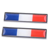 Vehicle France French Flag Emblem Car Badge Decal Sticker