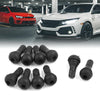 SUV ATV Car Motorcycle TR412 / 10pcs / Black Tubeless Stubby Valve Stems