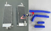 Yamaha YZ400F Aluminum Radiator & White Hose (1998-2000)