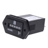Engine Replacement Gauge Hour Meter Black Mechanical Accessories