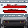 Toyota RAV4 Rear Bumper Reflector LED Brake Tail Lights (2019)