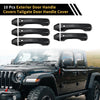 Jeep Wrangler JL Set of 2 Door Tailgate Handle Covers (2018-2023)