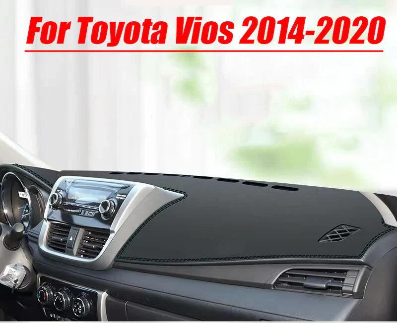 Toyota Vios Dashboard Dash Cover Protector Mat Black (2014–2020)