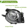 BMW 330i (2006-2008) Clear Black 1 x Fog Light Grill