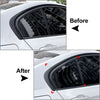 BMW 3 Series F30 (2013-2019) Gloss Black Rear Quarter Louver Trim