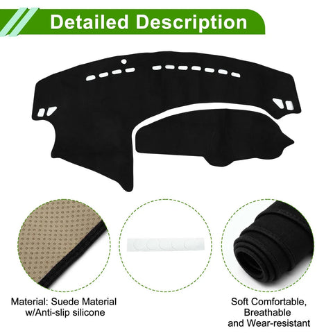 Mazda Axela 2009-2013 Sun Protector Black Dashboard Cover Mat