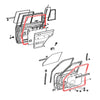Toyota Land Cruiser J60 BJ61 FJ62G HJ61 1980-1987 Front & Rear Door Weatherstrip