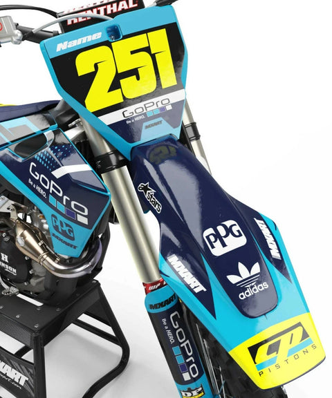 Husqvarna FC 450 Custom Graphic Kit BOOST Style (2016-2018)