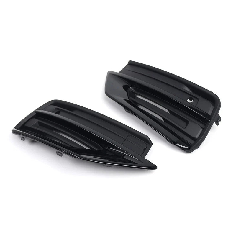 Volvo XC90 Front Bumper Fog Light Grille Glossy Black (2020-2024)