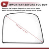 Chevrolet Upper Part Heated Right Passenger Side Mirror Glass Replacement