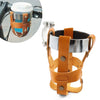 Harley Chopper Chrome Orange Handlebar Cup Holder