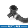 BMW 228i 2.0L Rubber Black Engine Radiator Hose (2014 - 2016)