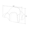 Harley Touring Street Electra Road Glide Backrest Pad (2014-2025)