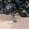 Motorcycle Blue Kickstand Pad / Side Stand Extension Pad