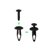 2000-Up Ford Focus 10 x Car Door Trim Panel Clips Screws