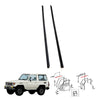 Toyota Land Cruiser BJ70 FJ70 LJ70 1984-1990 Front Door Glass Inner Weatherstrip