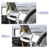 Jeep Carbon Fiber Pattern 2 x Pillar Speaker Decoration Covers (2018-2023)