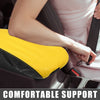 Dodge Charger Black Yellow Center Console Armrest Pad Cover (2015-2022)