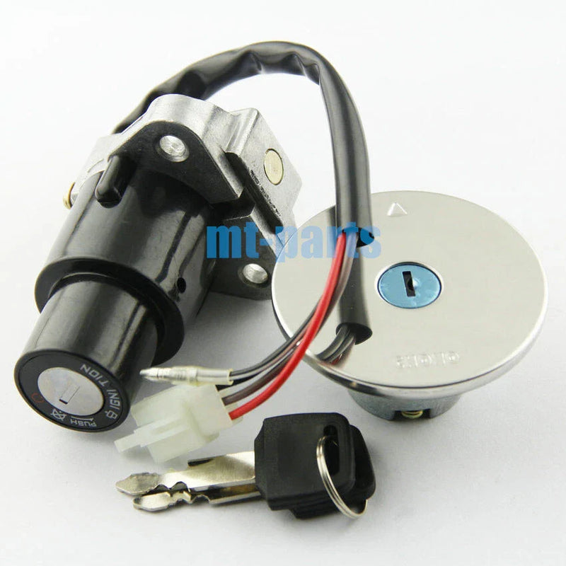 Yamaha FZR250 Ignition Key Switch & Fuel Tank Cap Lock Set (1987-1988)