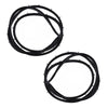 Pair Front Door Rubber Seal Fits Toyota Starlet KP60 KP62 3 Door 1978 - 1984 D05