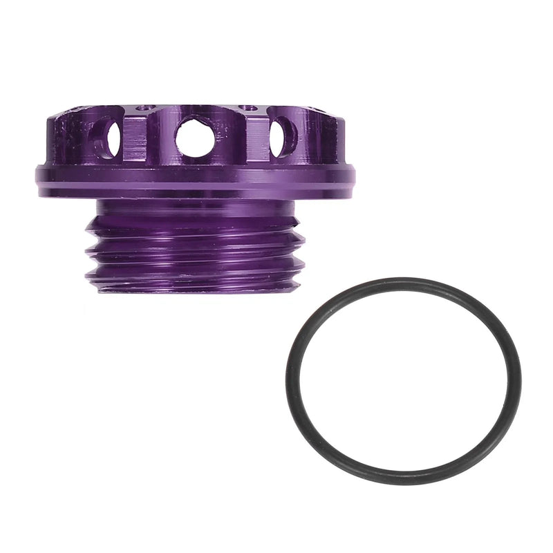 Subaru Purple Aluminum Alloy Gas Oil Filler Plug Cover