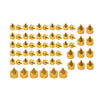 Harley Street Glide Road King Softail 62X Engine Bolt Gold Cap Kit (2018-2024)