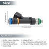 Jeep Wrangler 3.8L, Dodge Caravan Fuel Injector 2 x No.0280158119 (2007-2011)