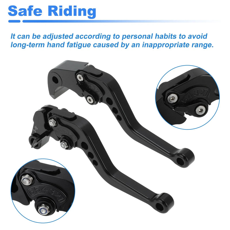 Suzuki GSXR600 GSXR750 GSXR1000 Short Brake Clutch Lever (2001-2023)