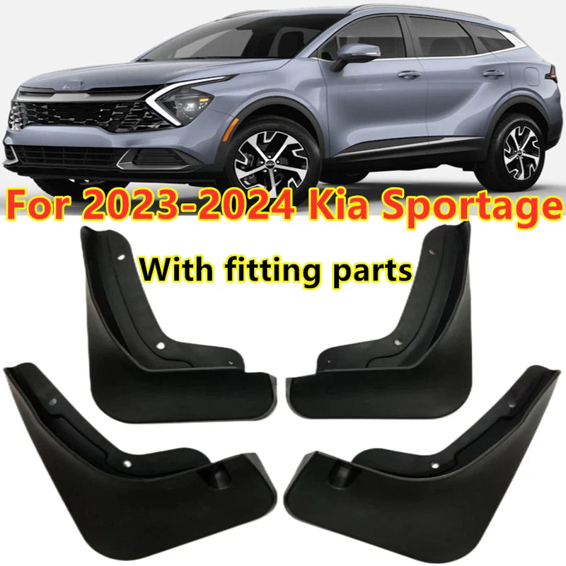 4Pcs/Front Rear Splash Fender Mud Flaps Guards/for Kia Sportage (2023–2024)