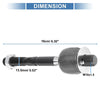 Honda Accord & Acura CL TL 2 x Front Inner Tie Rod End Links (2003-2007)
